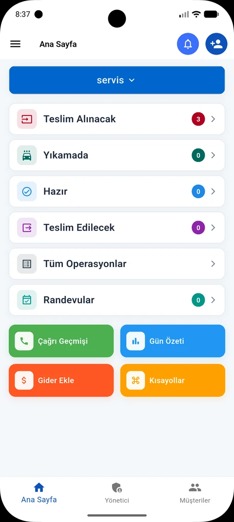 PetraPOS gerçek uygulama ekranı; kişisel alanlar gizlenmiştir
